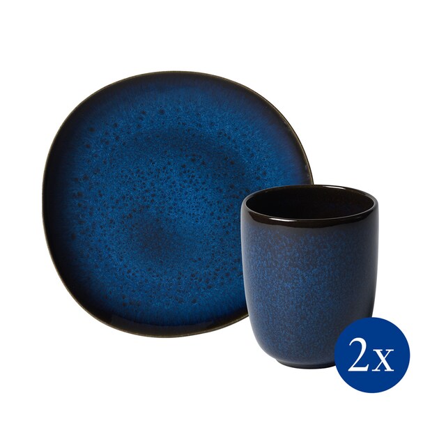 Imagen 0 de Vajilla de 4 piezas Lave Bleu Villeroy & Boch