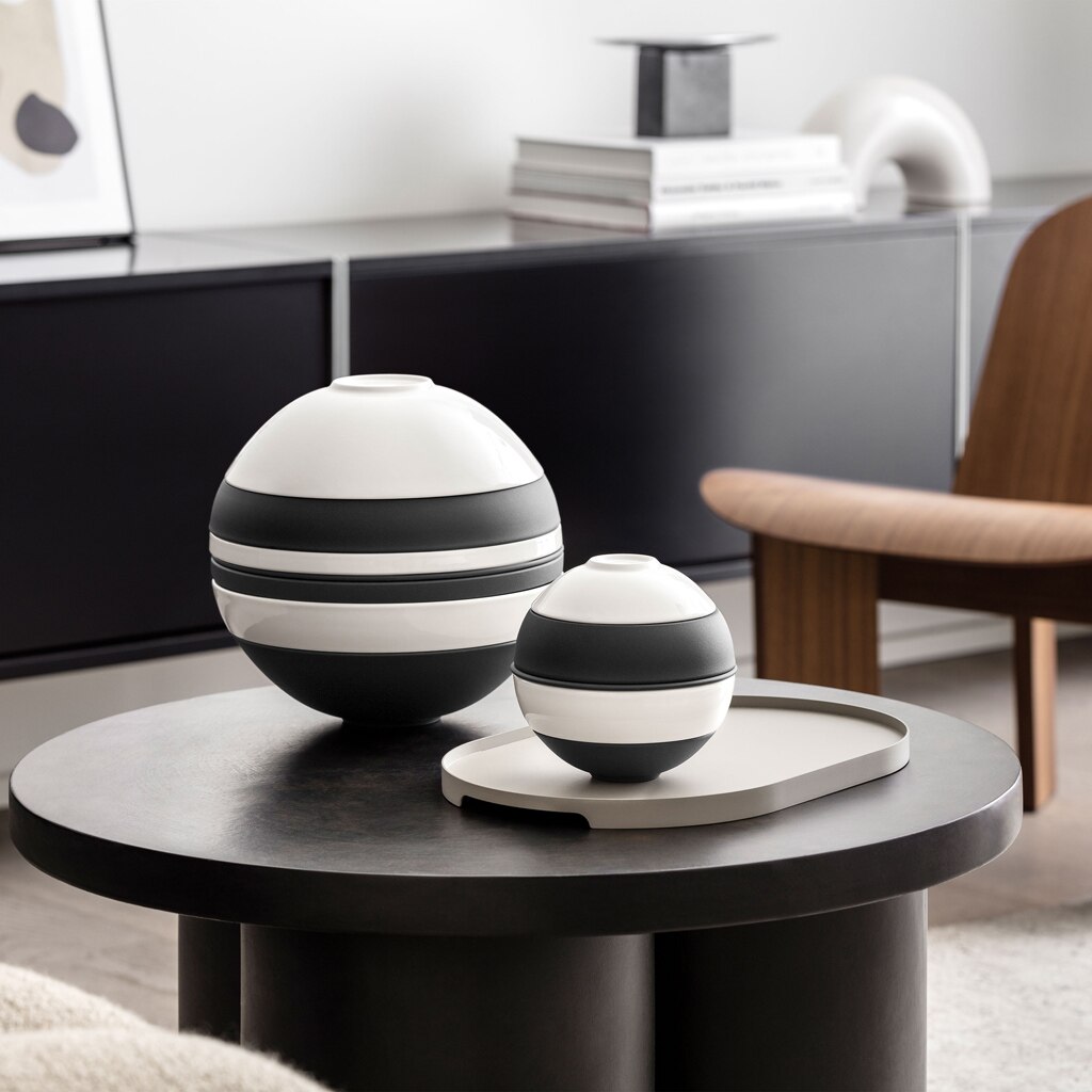 Set de Bowls La petite Boule Iconic Villeroy & Boch - Blanco / Negro Blanco / Negro-4