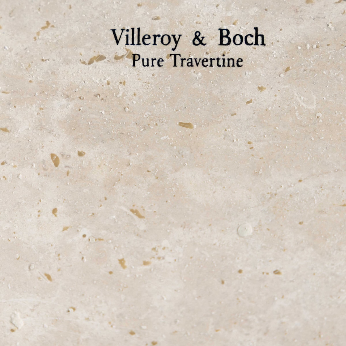 Bandeja con pie Manufacture Travertine Villeroy & Boch Beige-4
