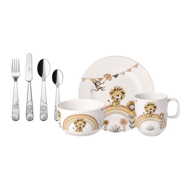 Imagen 0 de Vajilla infantil de 7 piezas Roar Like a Lion Villeroy & Boch