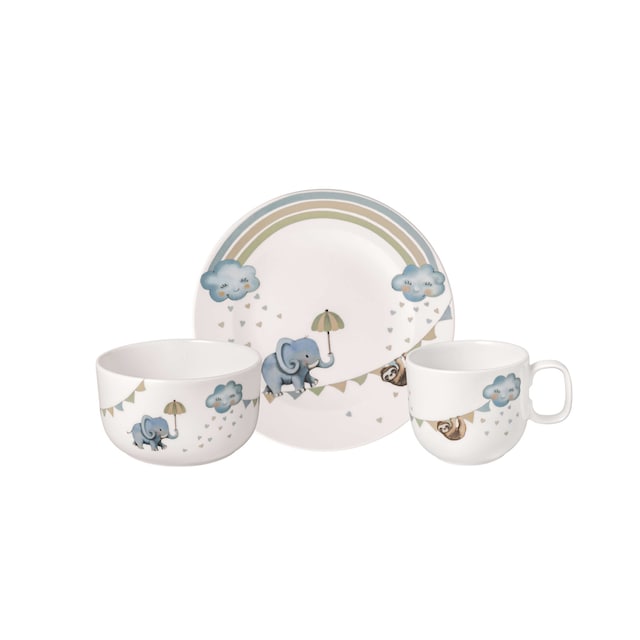 Imagen 0 de Vajilla infantil de 3 piezas Walk Like an Elephant Villeroy & Boch