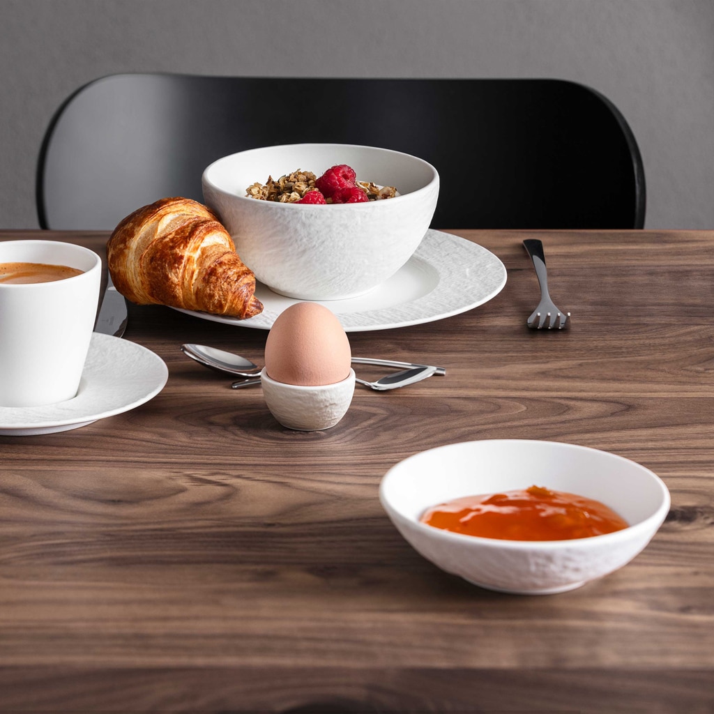 Villeroy & Boch Tafelservies Manufacture Rock, serviesset voor 6 personen, dinerborden ø 27 cm/ontbijtborden ø 22 cm/Bol ø 14 cm, premium porselein, zwart