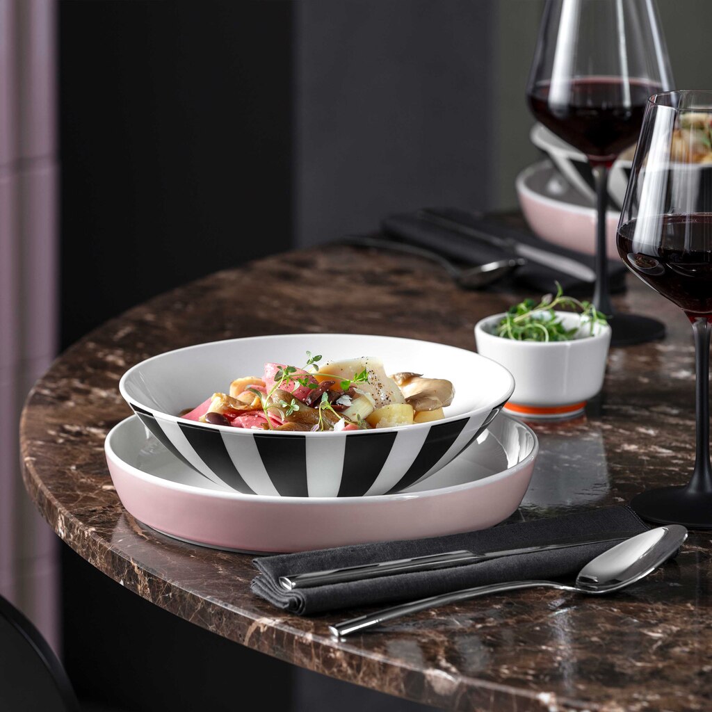Imagen 4 de Bowl Memphis Collection Villeroy & Boch - Blanco / Negro Blanco / Negro