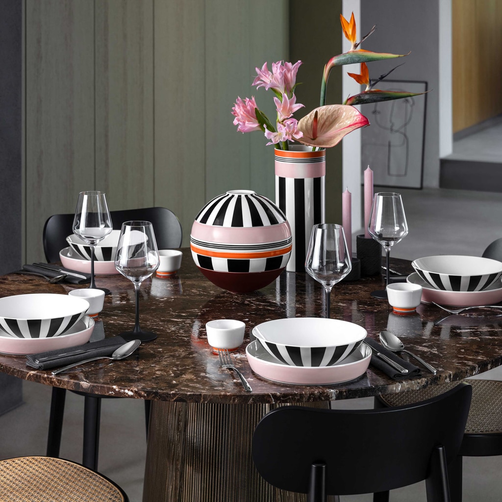 Imagen 5 de Bowl Memphis Collection Villeroy & Boch - Blanco / Negro Blanco / Negro