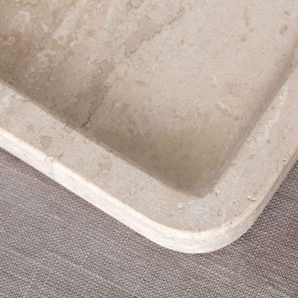 Fuente rectangular Manufacture Travertine Villeroy & Boch - Beige Beige-3