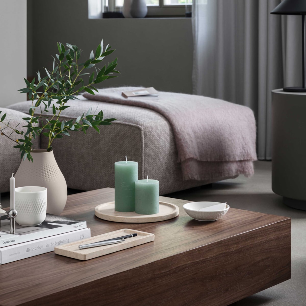 Fuente rectangular Manufacture Travertine Villeroy & Boch Beige-3