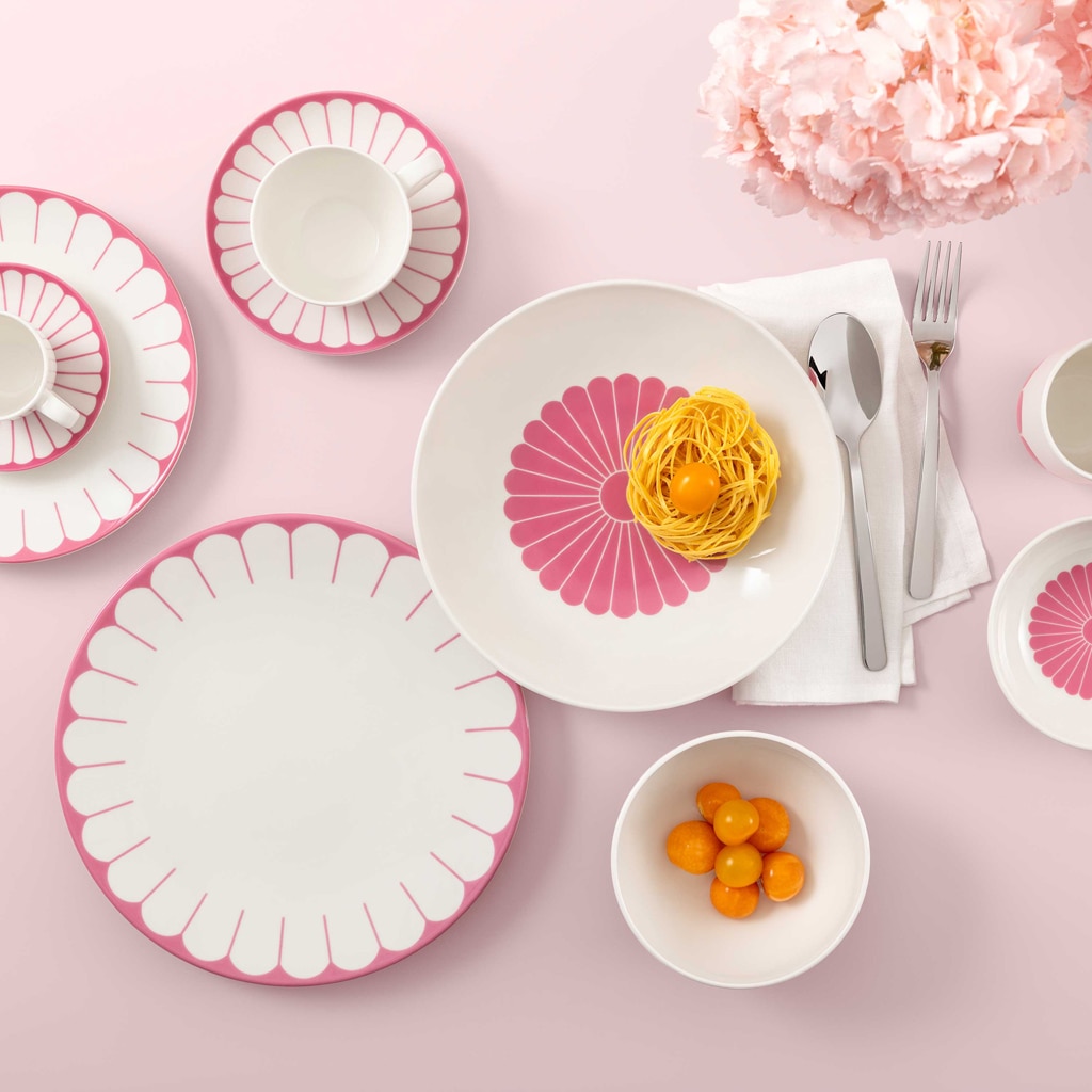 Villeroy & Boch Fleur bleu Pastaschalen 6er Set, 24 cm, Schale für