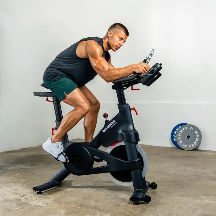 Bicicleta Ciclo Indoor Speed Pro Hammer con envío, montaje y puesta en marcha incluido - Negro Negro-3