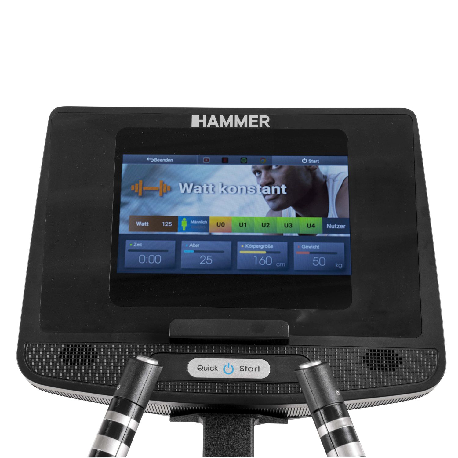 Bicicleta elíptica Fly RX Hammer con envío, montaje y puesta en marcha incluido - Negro Negro-5