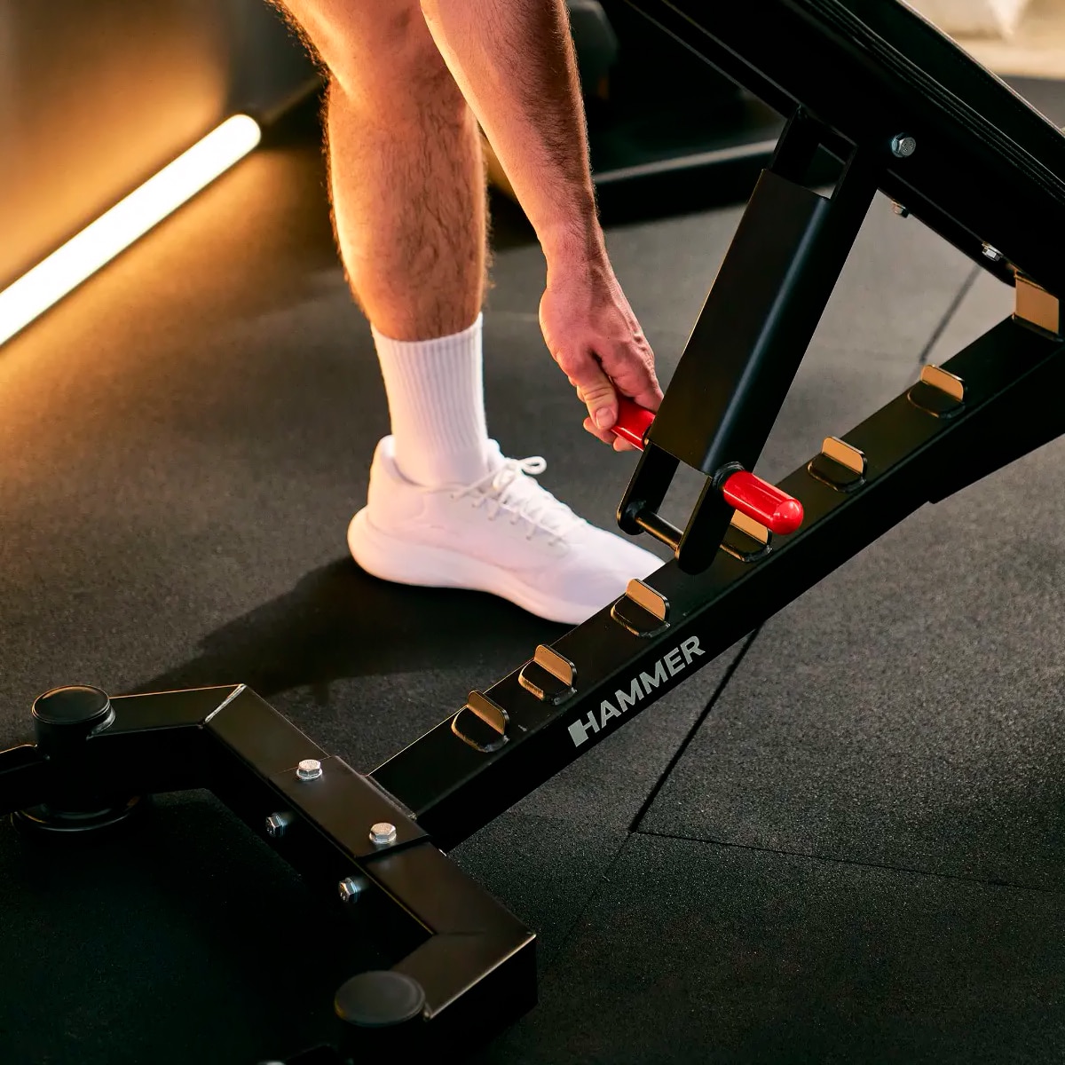 Banco de musculación 5.0 Hammer con envío incluido, montaje no incluido - Metálico Metálico-5