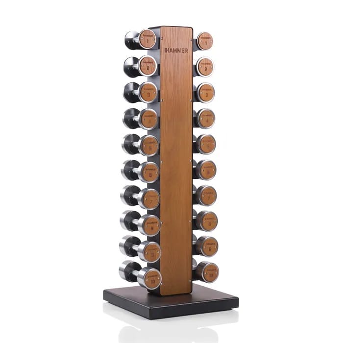 Imagen 1 de Torre de mancuernas Exclusive Madera Hammer - Metálico Metálico