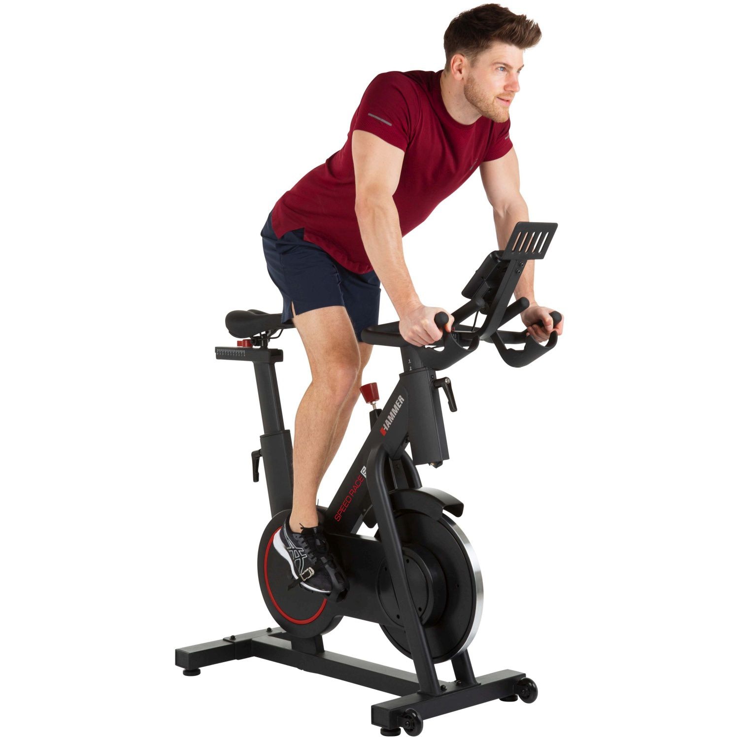 Bicicleta Ciclo Indoor Speed Race S Hammer montaje y puesta en marcha incluido - Negro Negro-4