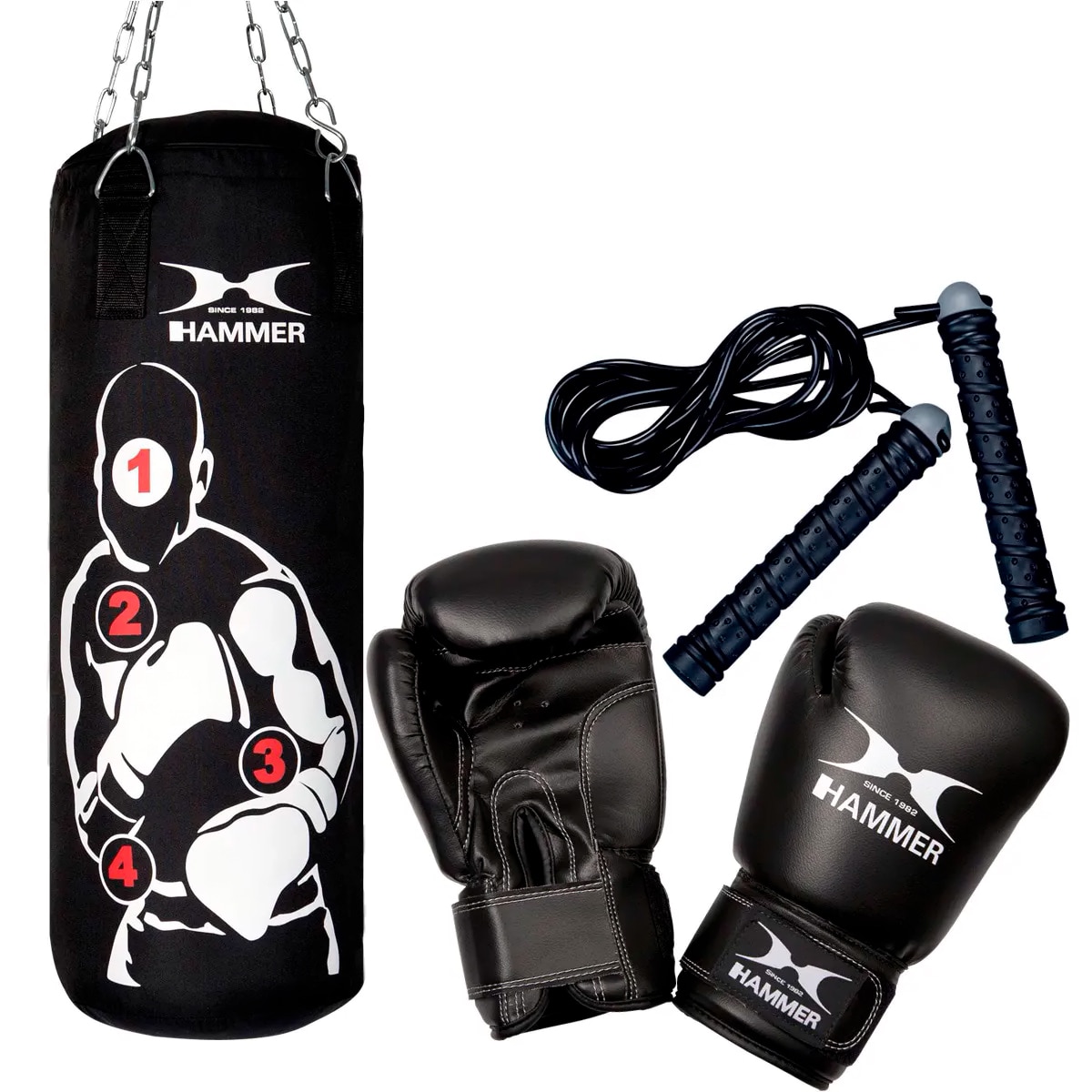 Hammer - Set de boxeo Sparring Pro 80 cm Hammer.
