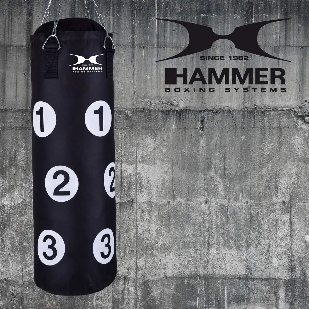 Imagen 4 de Set de boxeo Sparring Fit 80 cm Hammer - Negro Negro