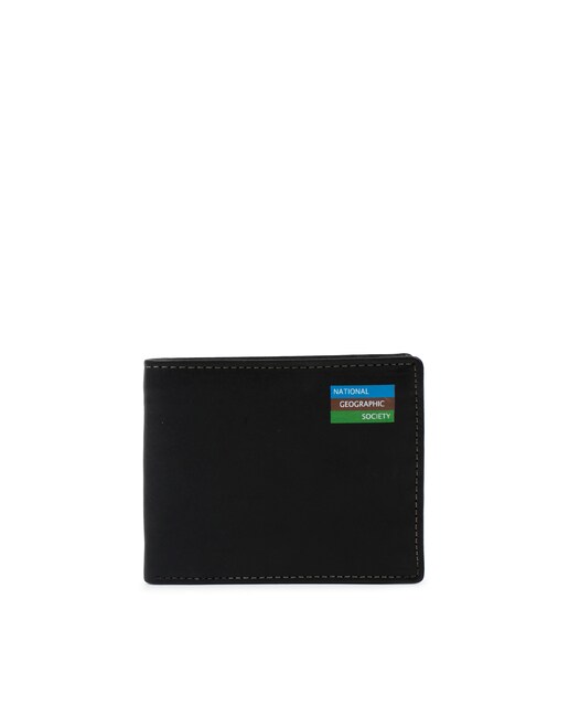 Imagen 0 de Cartera de hombre de piel en color negro