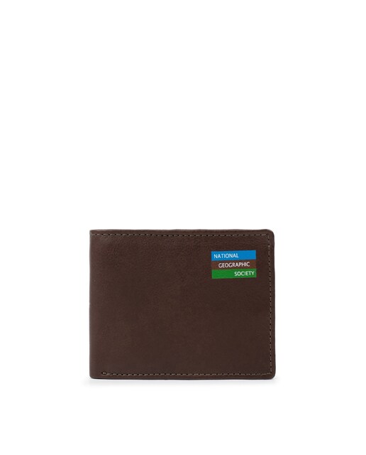 Imagen 0 de Cartera de hombre de piel en color marrón