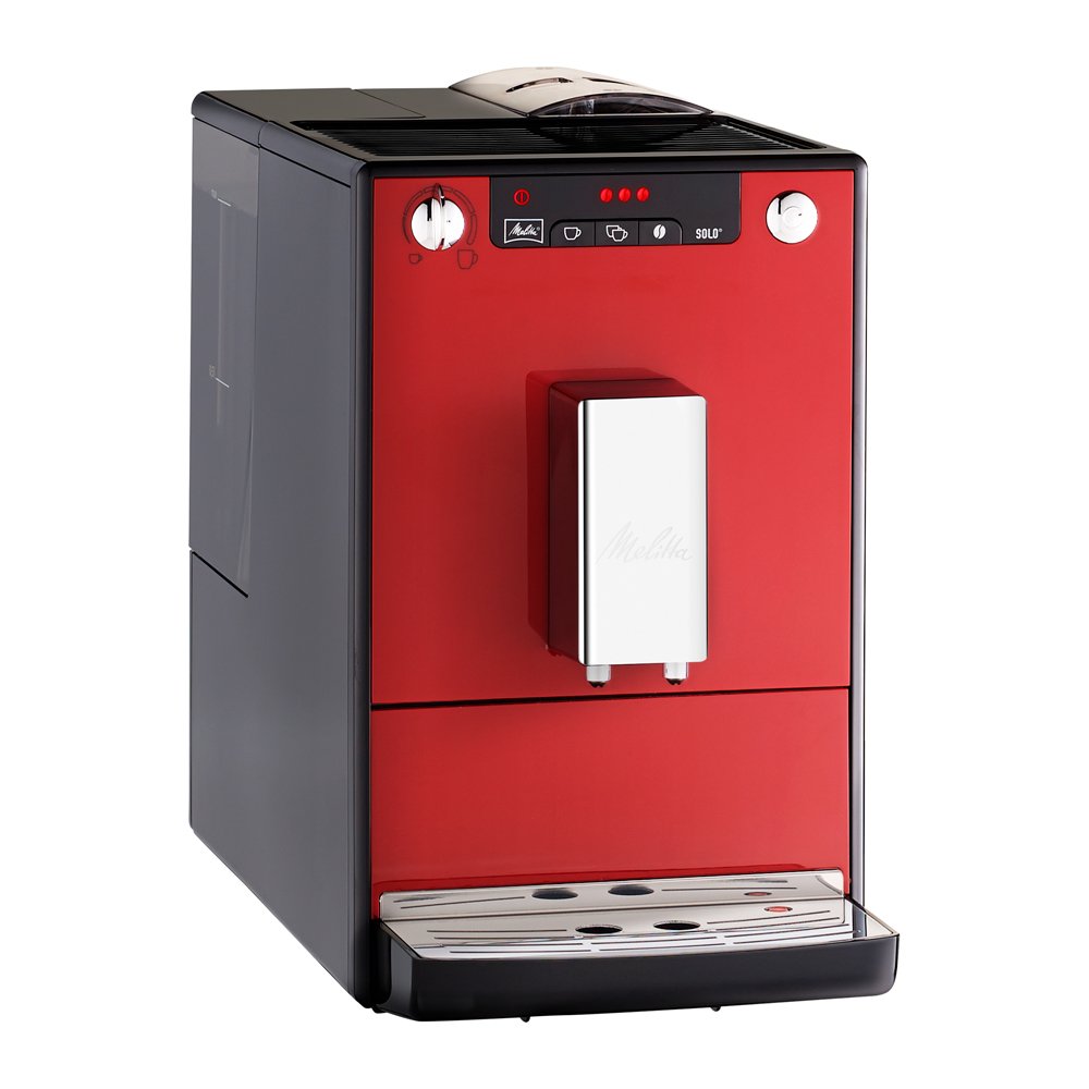 Cafetera Superautomática Melitta SOLO E950-104 Molinillo Integrado Compacta - Rojo Rojo-5