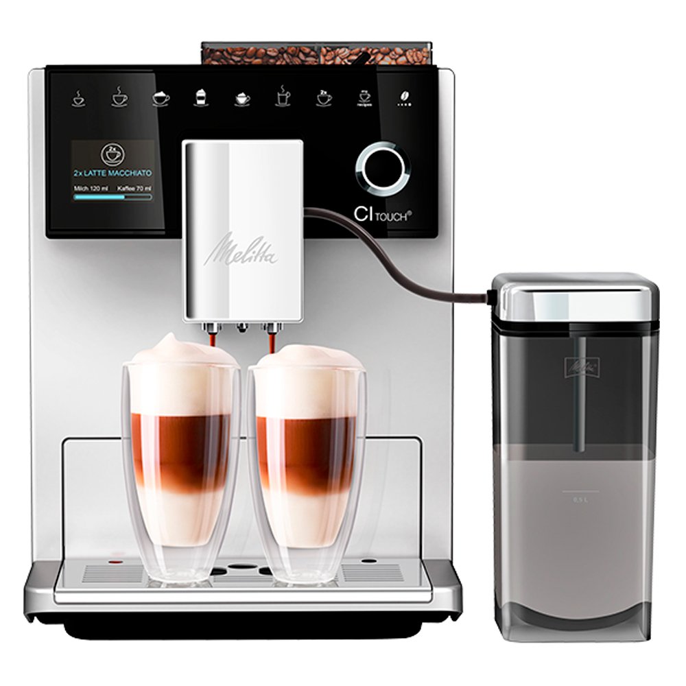 Melitta - Cafetera Superautomática Melitta CI Touch F630-111 Café en Grano y Molido 10 Recetas.