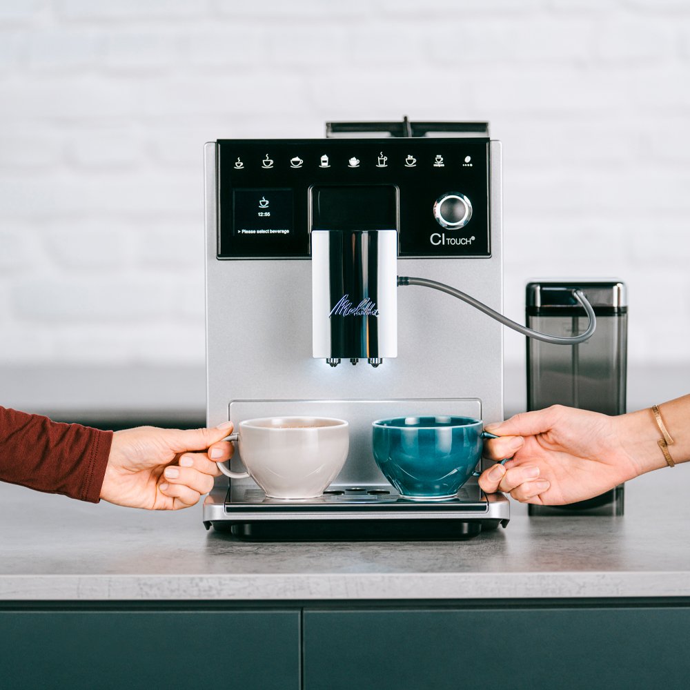 Cafetera Superautomática Melitta CI Touch F630-111 Café en Grano y Molido 10 Recetas - Gris Gris-4