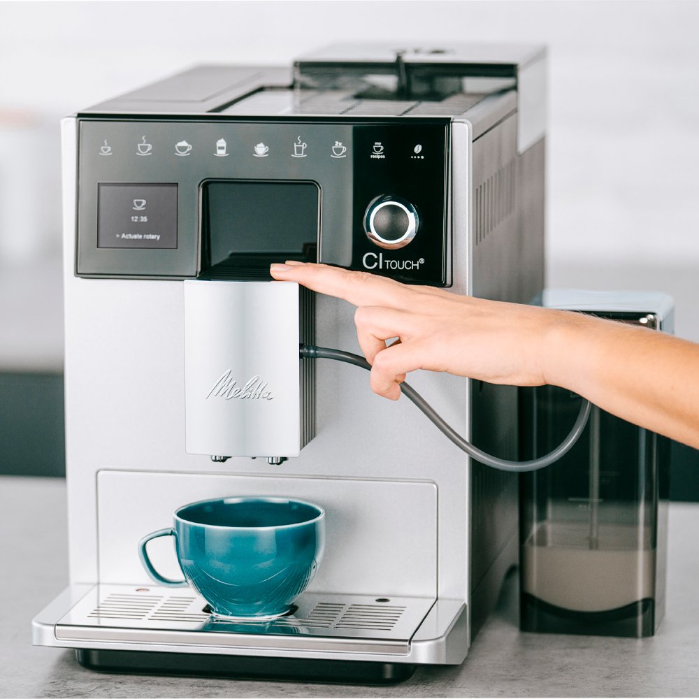Cafetera Superautomática Melitta CI Touch F630-111 Café en Grano y Molido 10 Recetas - Gris Gris-5