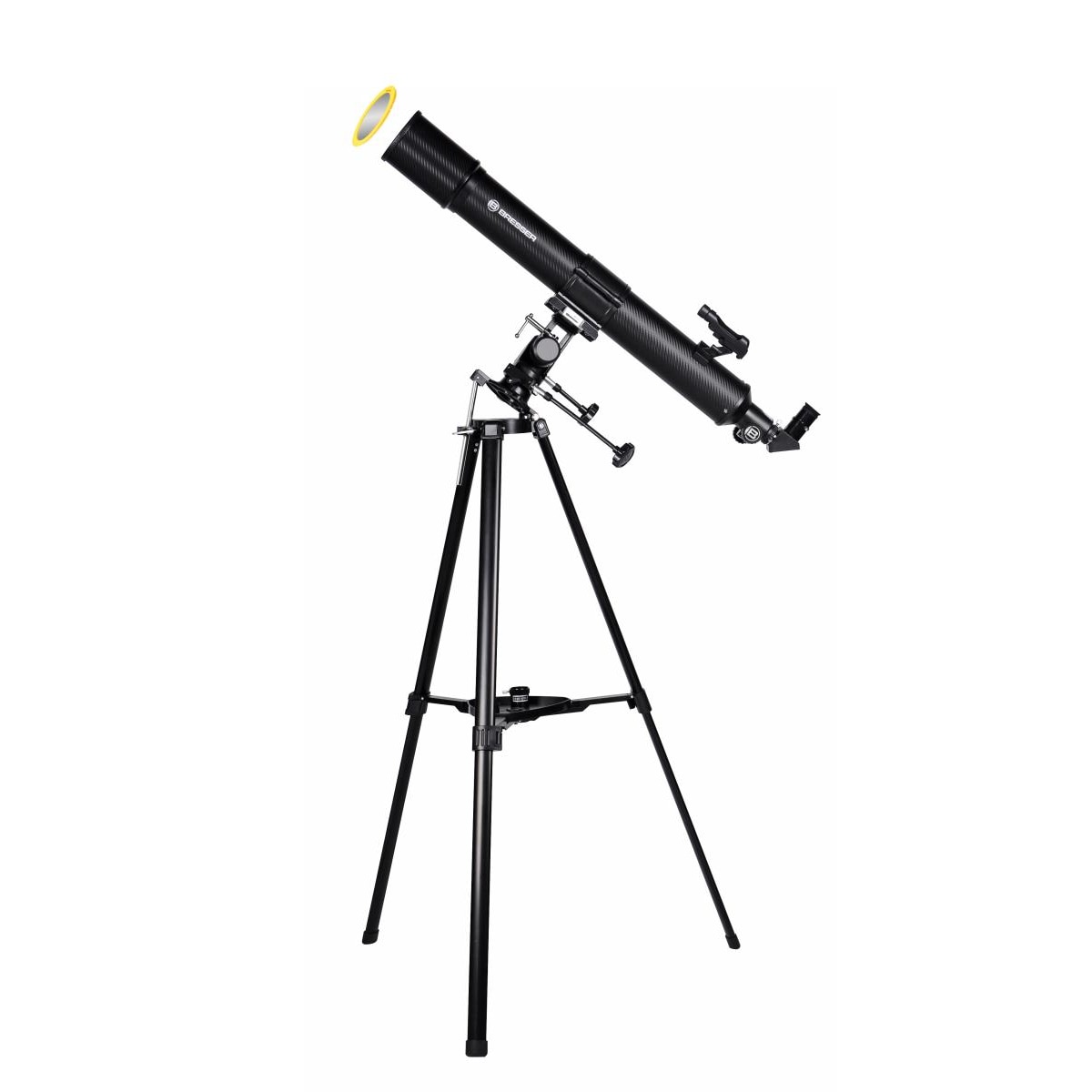 Telescopio Astronómico y Terrestre Taurus 90/900 NG Profesional y Principiantes + Adaptador para Smartphone Bresser