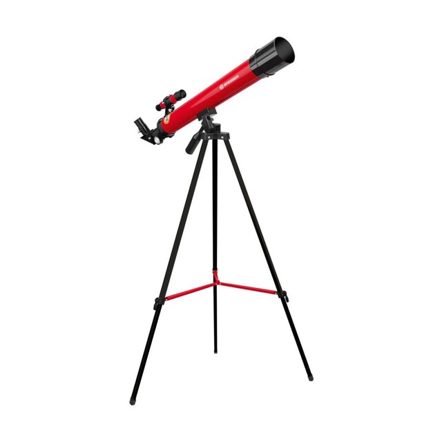 Imagen 0 de Telescopio Refractor Bresser Junior 45/600 Az para Niños Rojo