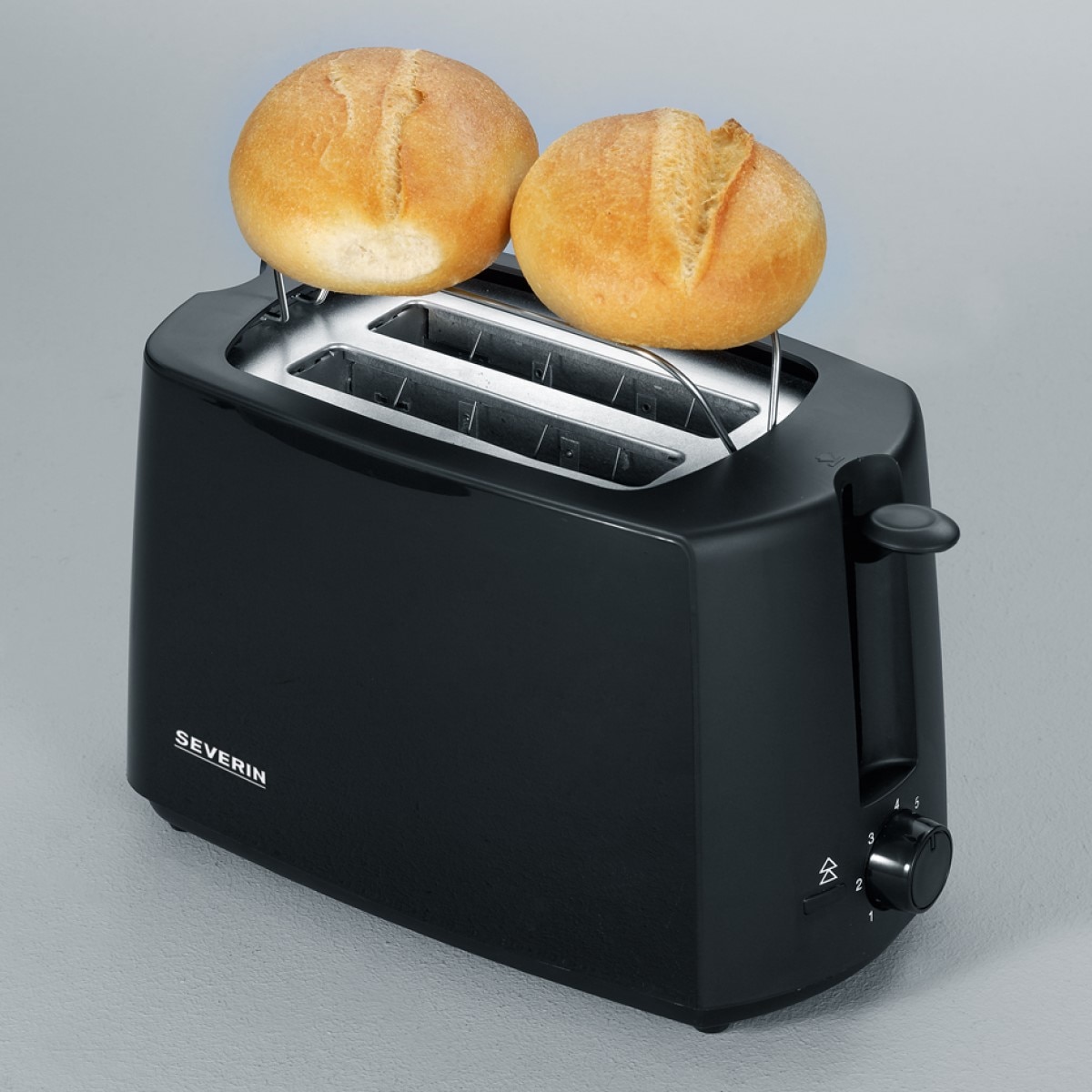Imagen 4 de Tostadora con dos ranuras Severin AT 2287 - Negro Negro