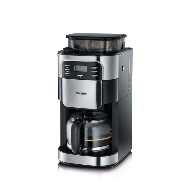 Imagen 0 de Cafetera de goteo con molinillo SEVERIN KA 4810 con jarra de cristal para 10 tazas