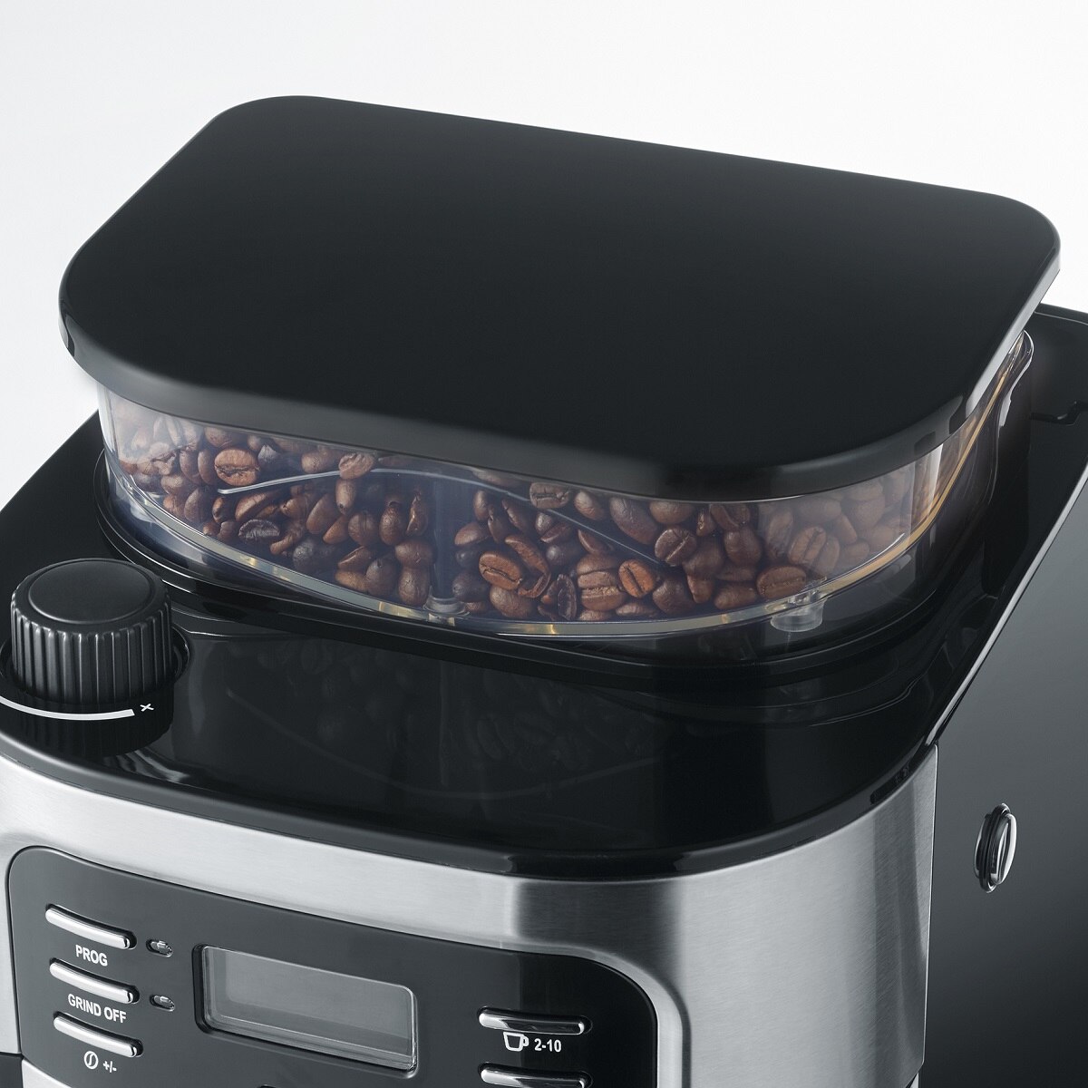 Cafetera de goteo con molinillo SEVERIN KA 4810 con jarra de cristal para 10 tazas - Gris Gris-5