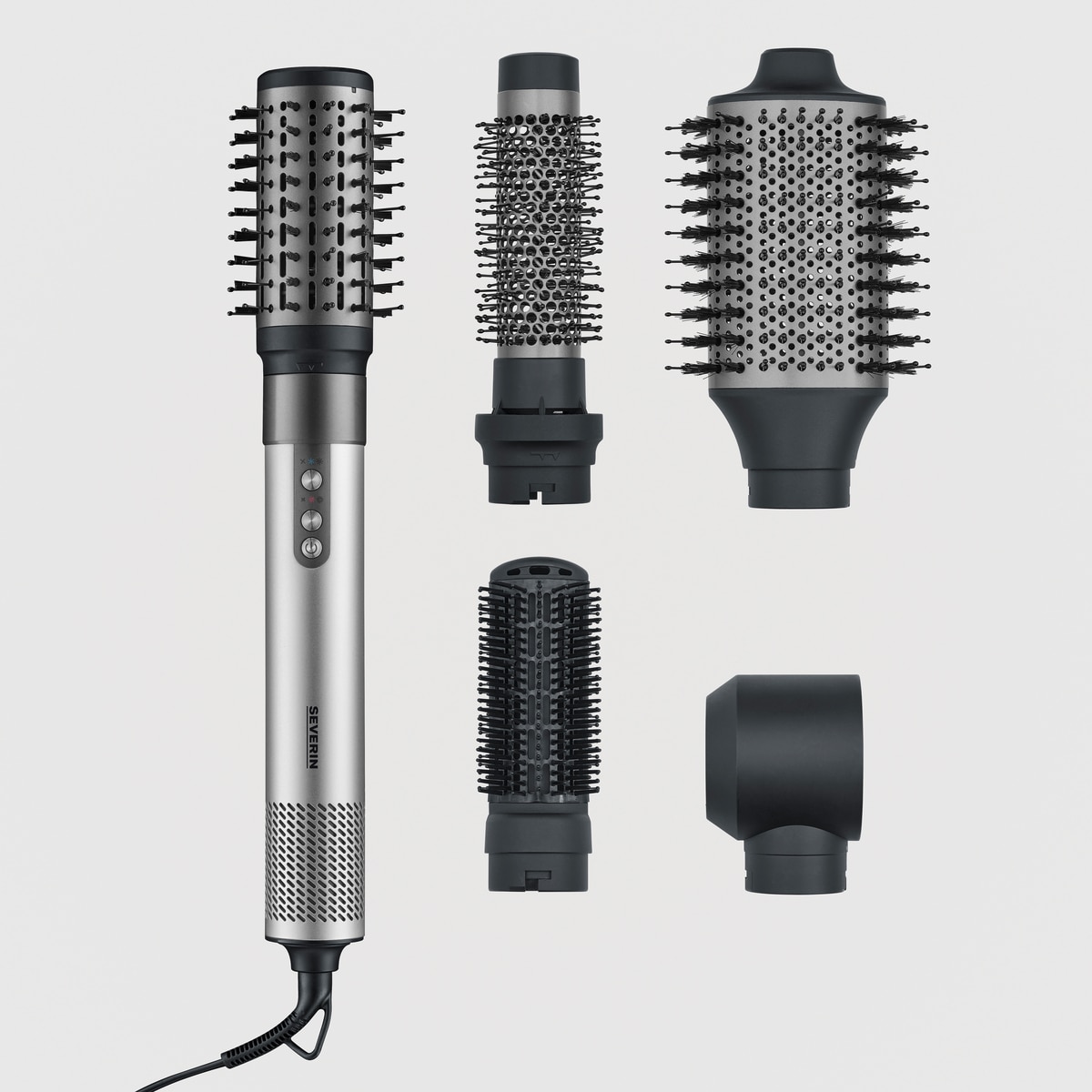 Moldeador de pelo múltiple de aire caliente SEVERIN WL 0683 5 en 1 500 W - Gris Gris-2