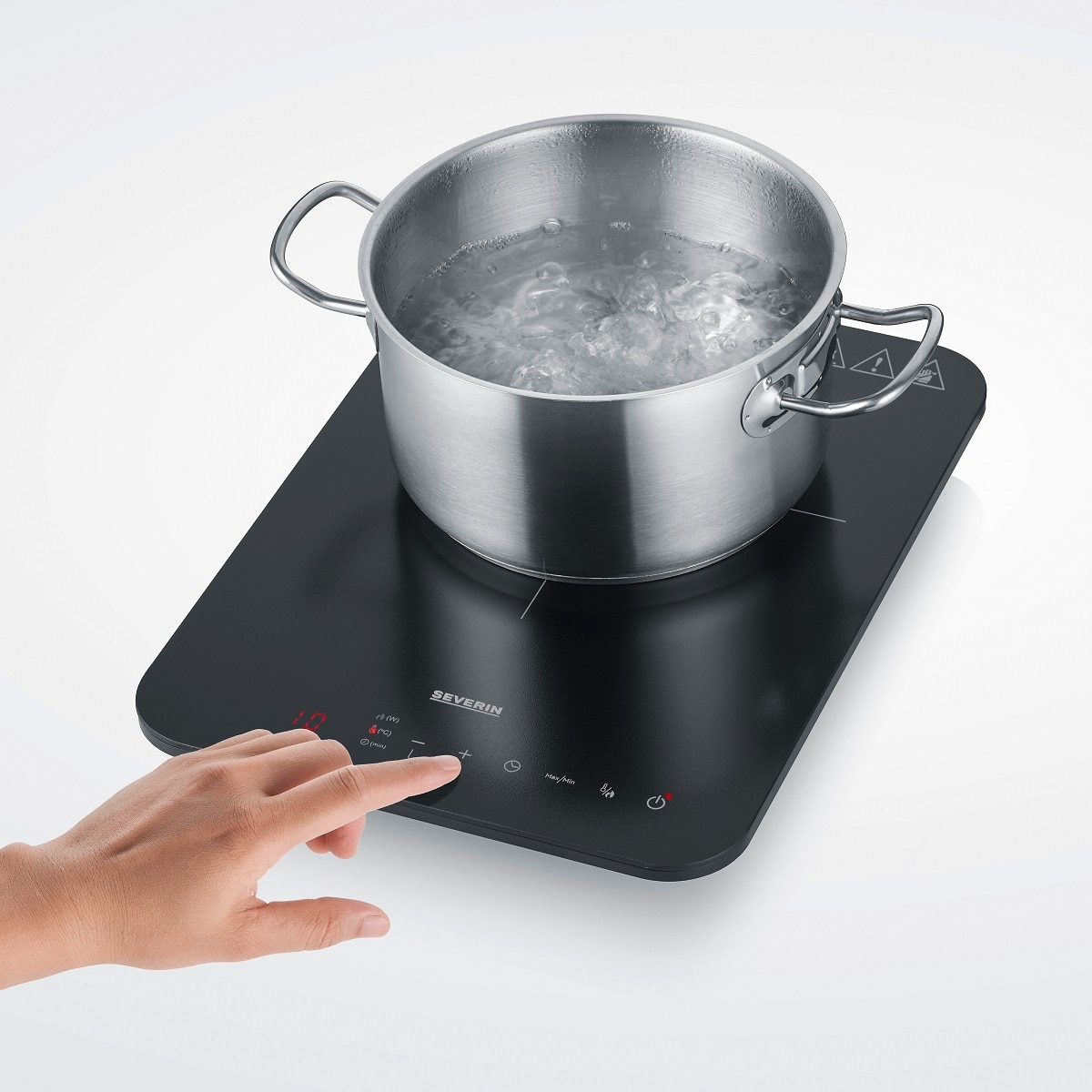 Placa de inducción portátil Severin KP 1032 de 2000 W - Negro Negro-3