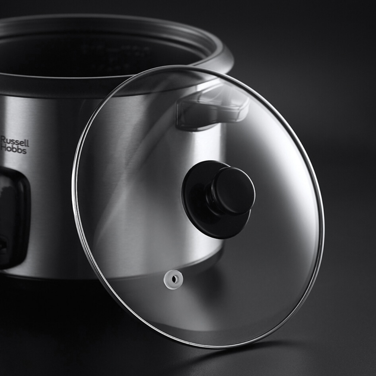 Arrocera Russell Hobbs Cook@Home con carcasa de acero inoxidable cepillado - Gris Gris-4