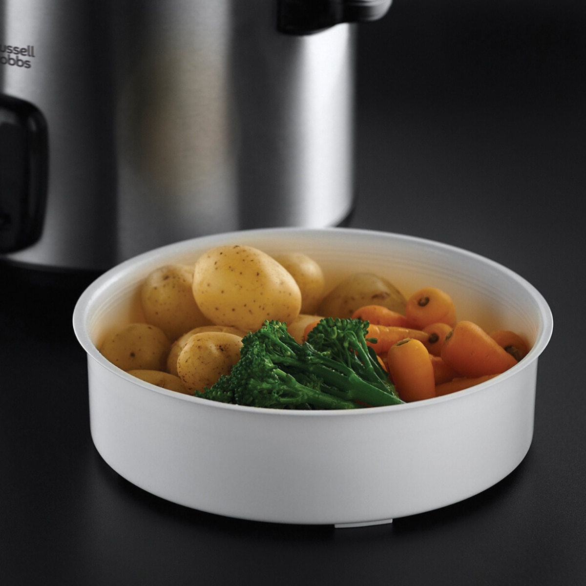 Arrocera Russell Hobbs Cook@Home con carcasa de acero inoxidable cepillado - Gris Gris-6