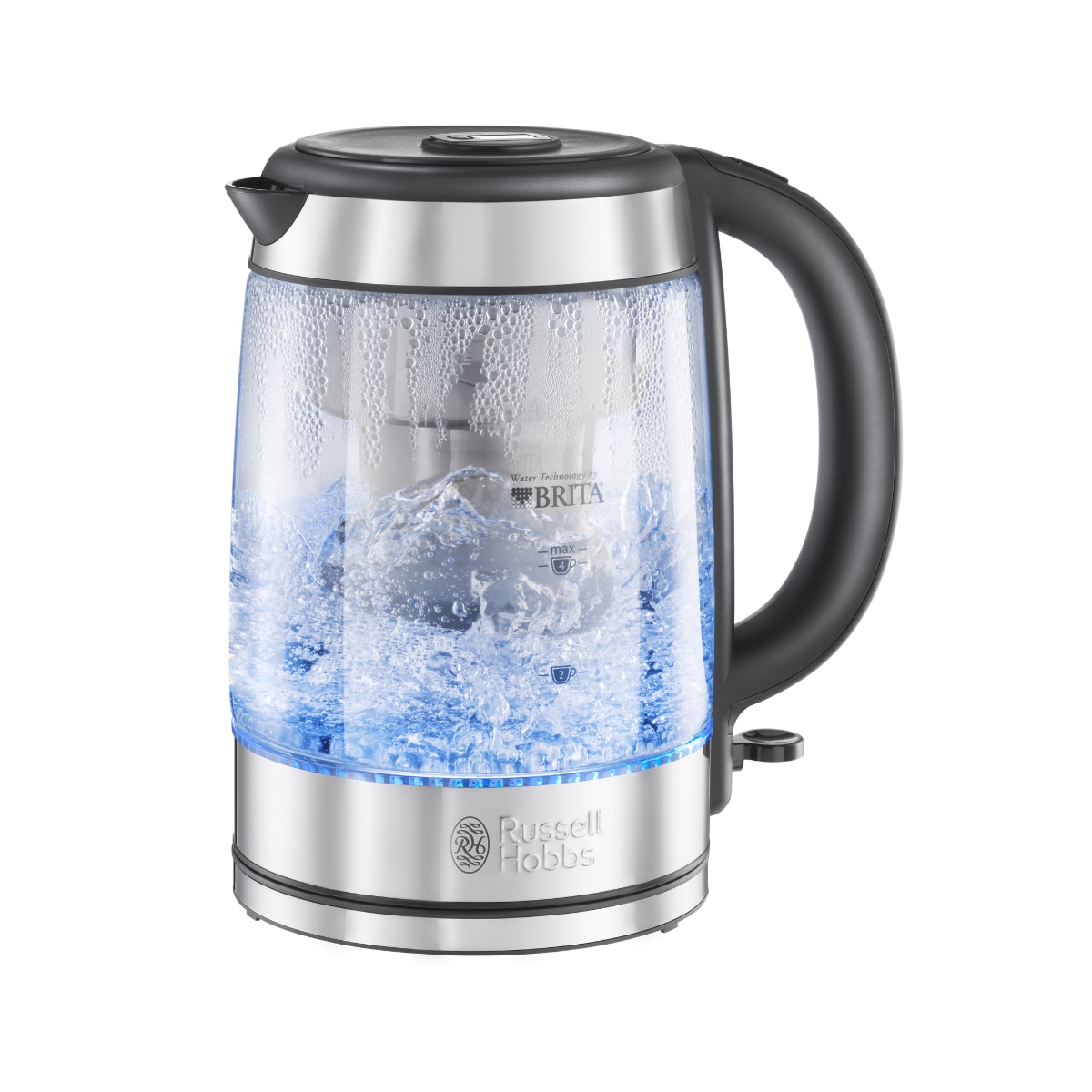 Russell Hobbs – Hervidor Russell Hobbs Clarity diseño de cristal de 1 litro incluye filtro Maxtra y cartucho Brita.