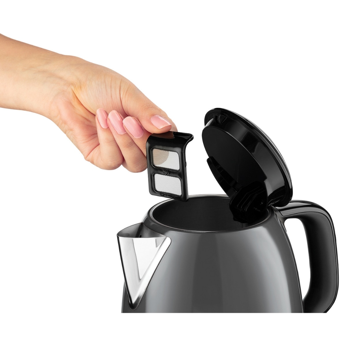 Hervidor Mini Russell Hobbs Colours Plus de color Gris y 1 litro de capacidad - Gris Gris-3