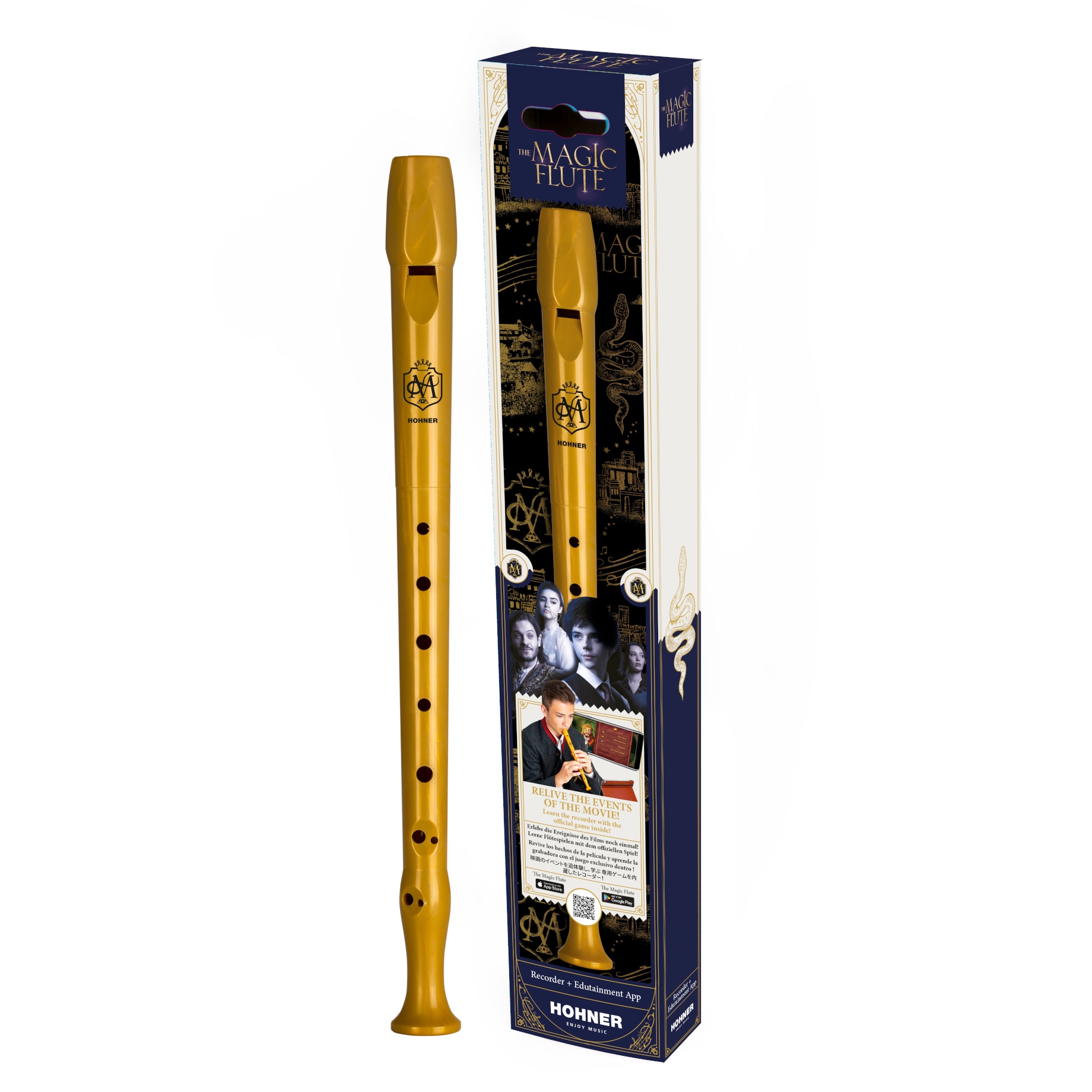Imagen 0 de Flauta dulce sopranino Hohner The Magic Flute Natural