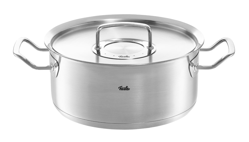 Faitout Fissler Original-Profi 28cm 10L - Acier Inox 18/10 - Compatible Induction, Four, Lave-vaisselle - 7