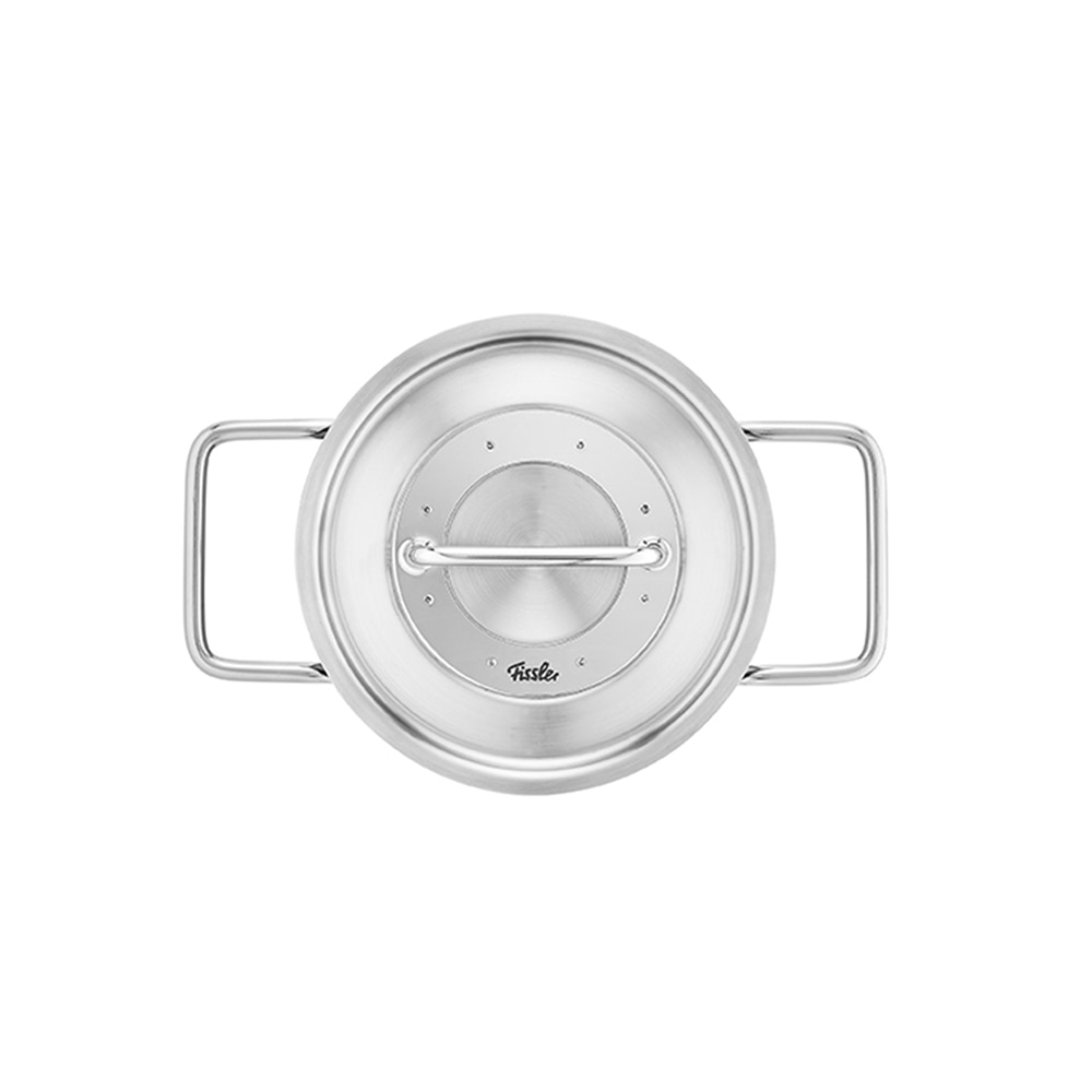 Olla con tapa de metal Pure Fissler - Plata Olla de 24 cm Plata-2