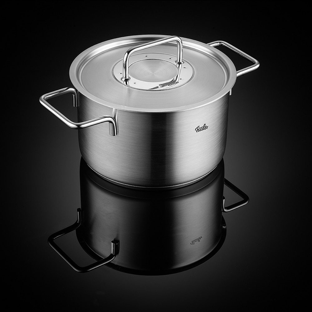 Olla con tapa de metal Pure Fissler - Plata Olla de 24 cm Plata-4