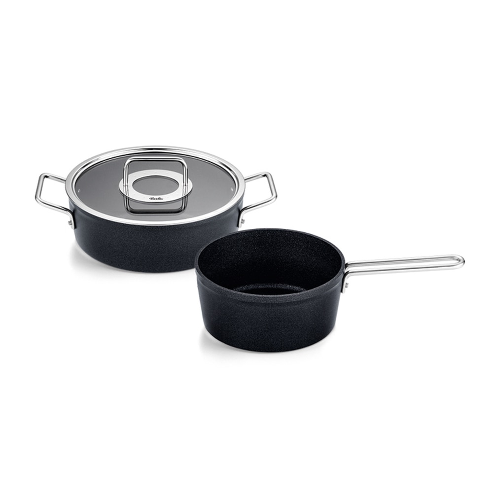 Fissler - Set de 2 ollas con tapa de cristal Adamant Fissler.