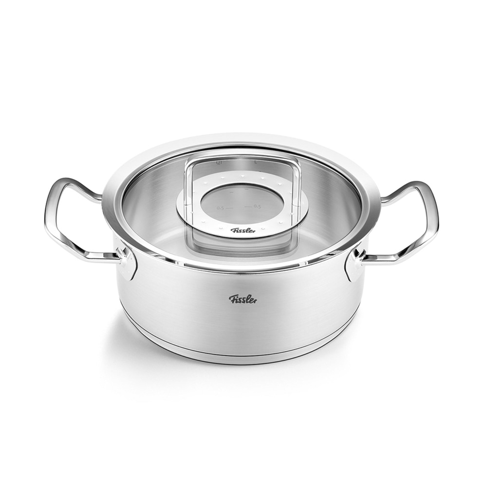 Imagen 1 de Cacerola Profi con tapa de cristal Fissler - Plata Cacerola de 20 cm Plata
