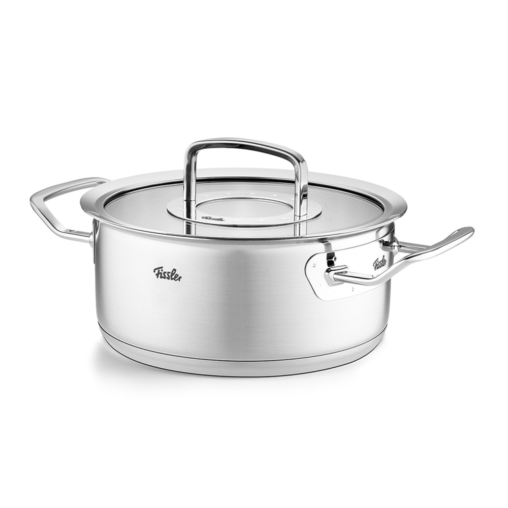 Imagen 2 de Cacerola Profi con tapa de cristal Fissler - Plata Cacerola de 20 cm Plata