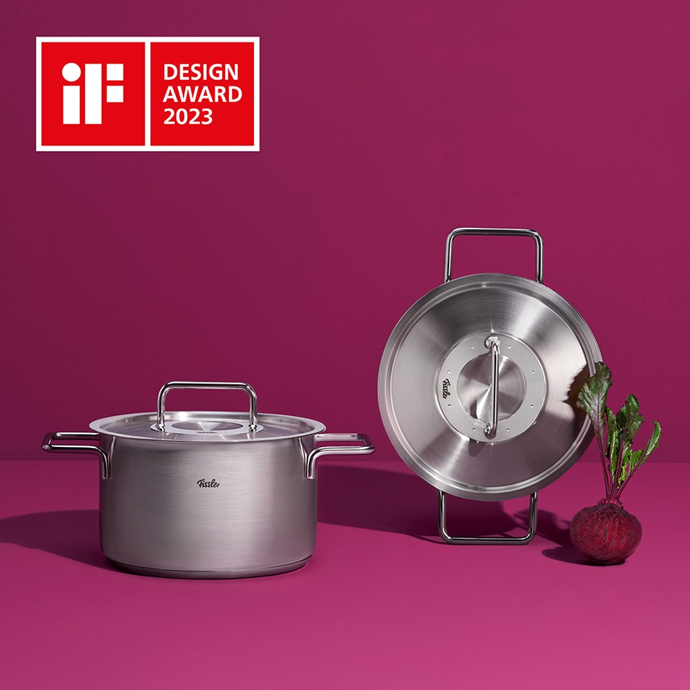 Imagen 6 de Olla con tapa de cristal Pure Profi Fissler - Plata Olla de 16 cm Plata