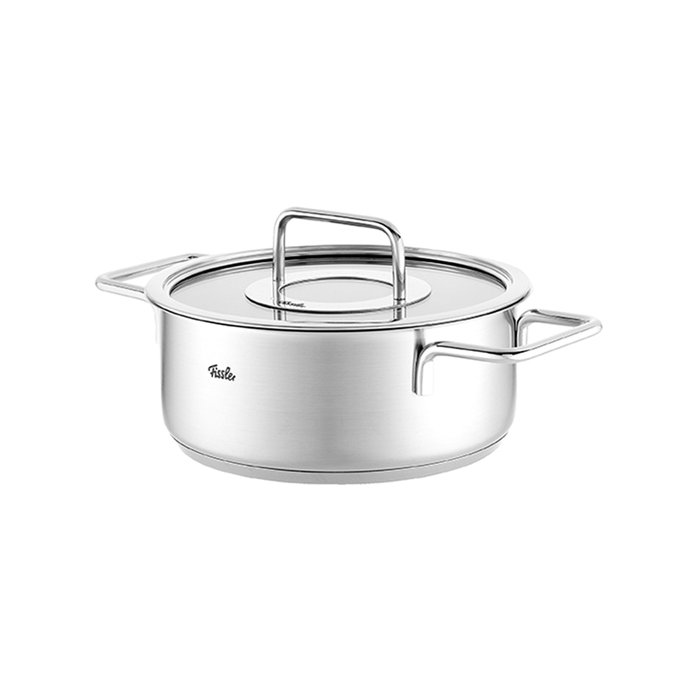 Imagen 1 de Cacerola con tapa de cristal Pure Profi Fissler - Plata Cacerola de 24 cm Plata