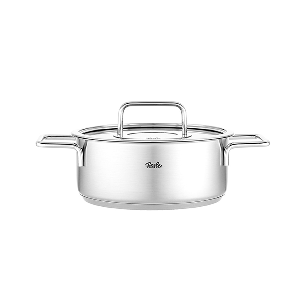 Imagen 2 de Cacerola con tapa de cristal Pure Profi Fissler - Plata Cacerola de 24 cm Plata
