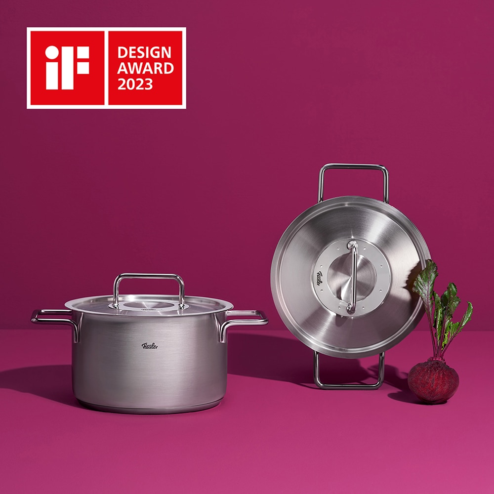 Imagen 5 de Cacerola con tapa de metal Pure Fissler - Plata Cacerola de 24 cm Plata