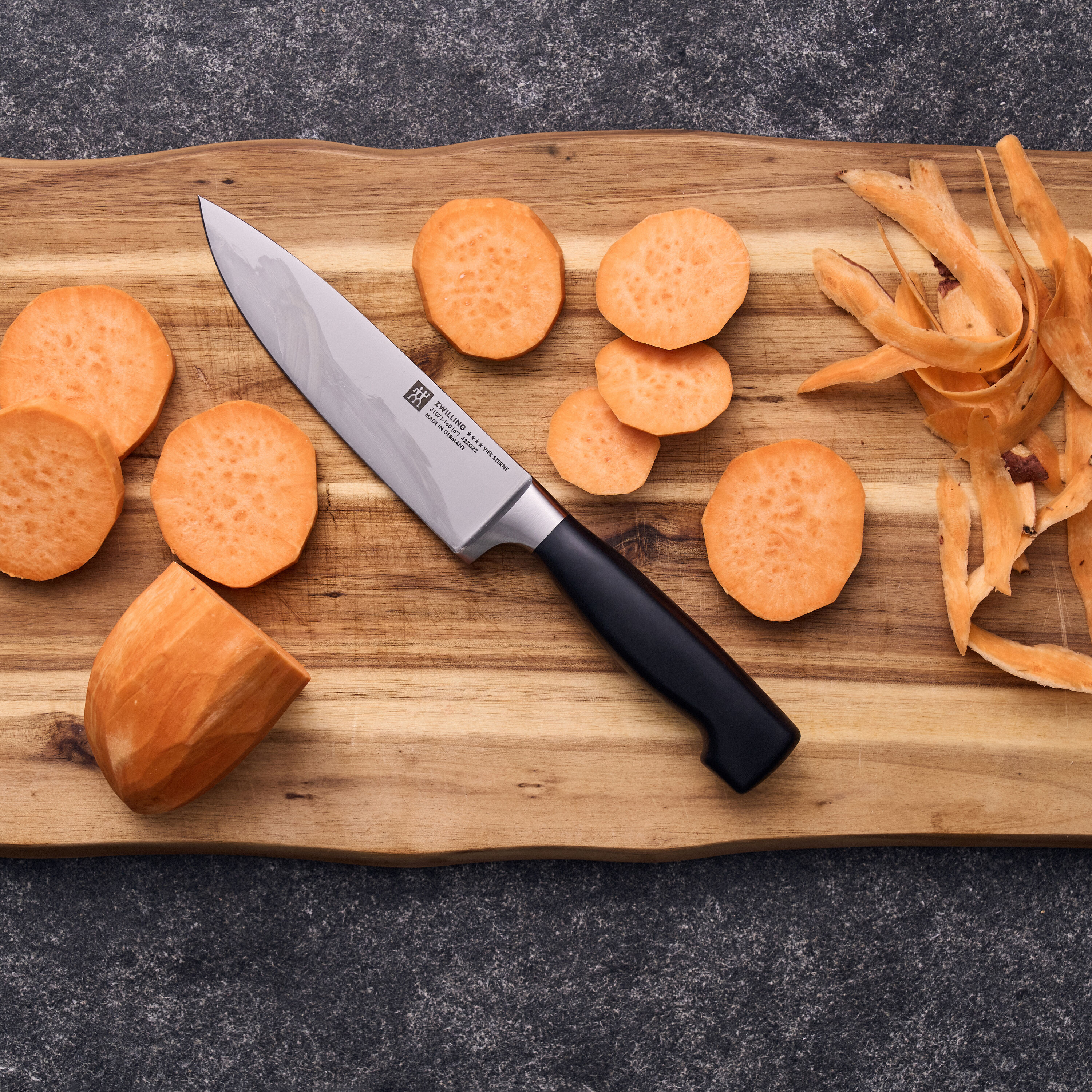 Cuchillo de chef Vier Sterne Zwilling - Negro Negro-4