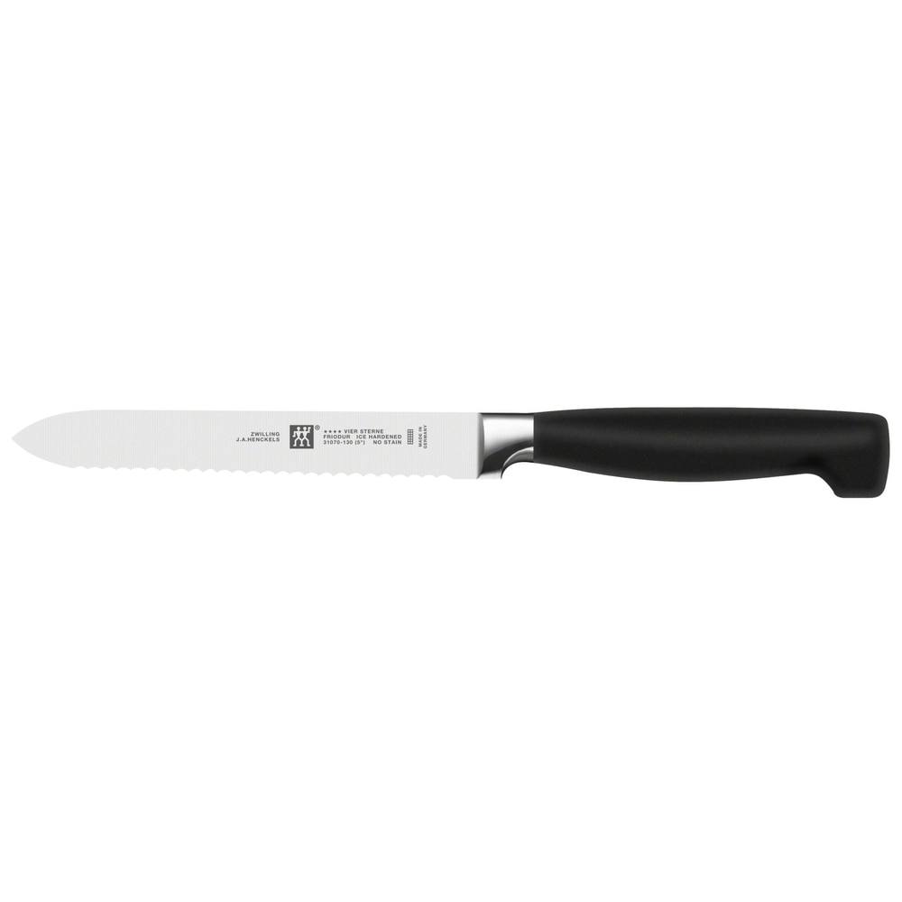Imagen 1 de Cuchillo universal Four Star Zwilling - Negro 13 cm Negro
