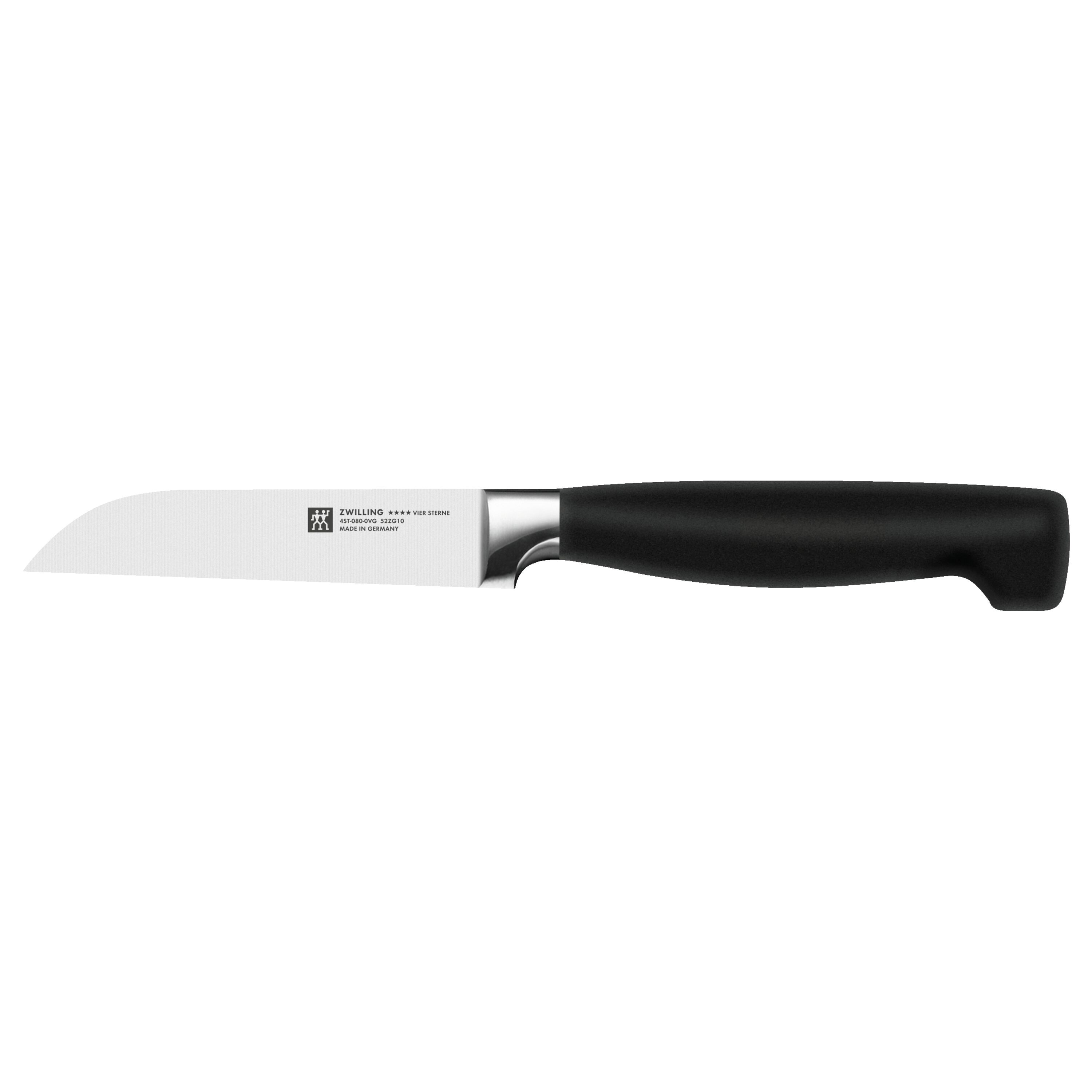 Cuchillo para verduras 8 cm Vier Sterne Zwilling - Negro Negro-1