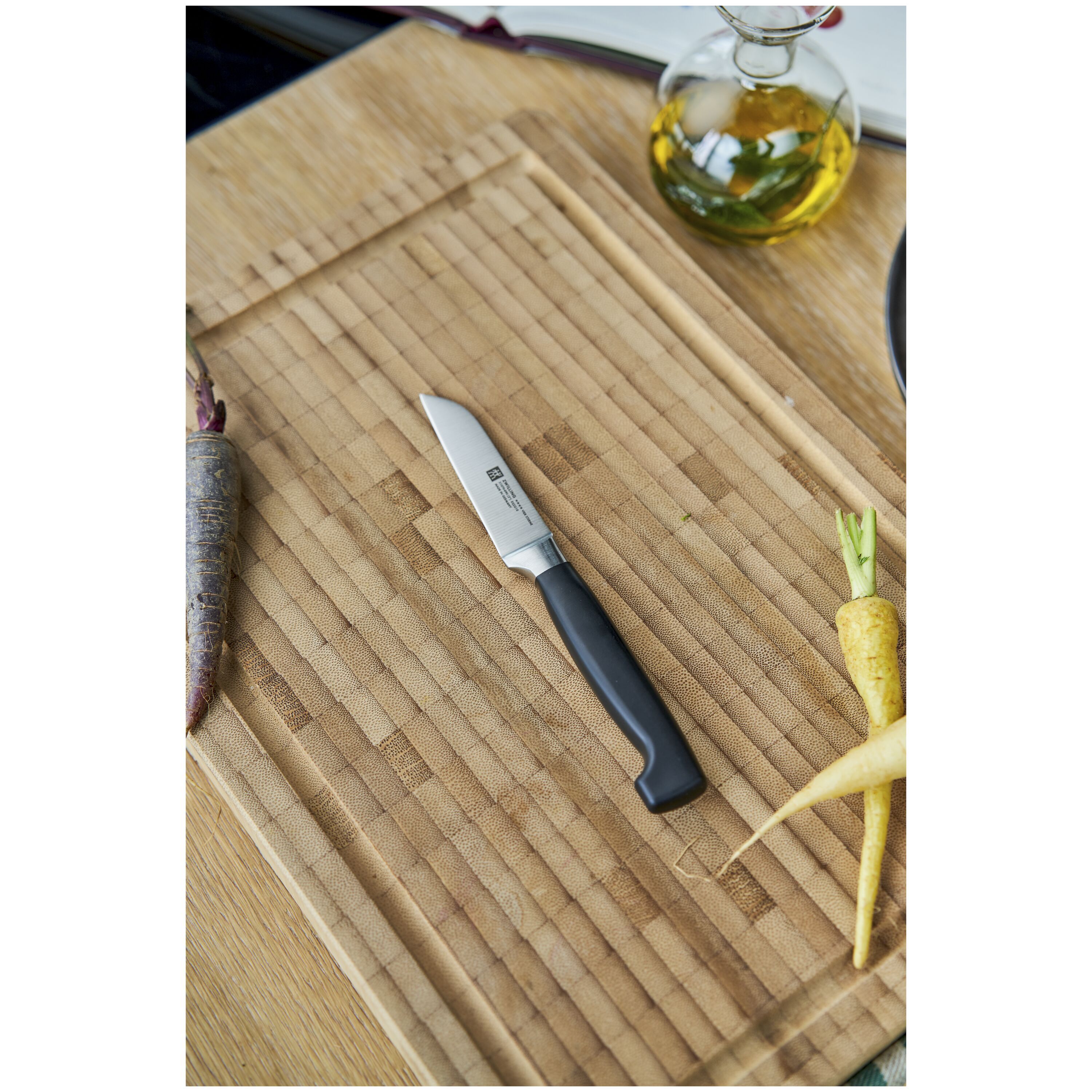 Cuchillo para verduras 8 cm Vier Sterne Zwilling - Negro Negro-3